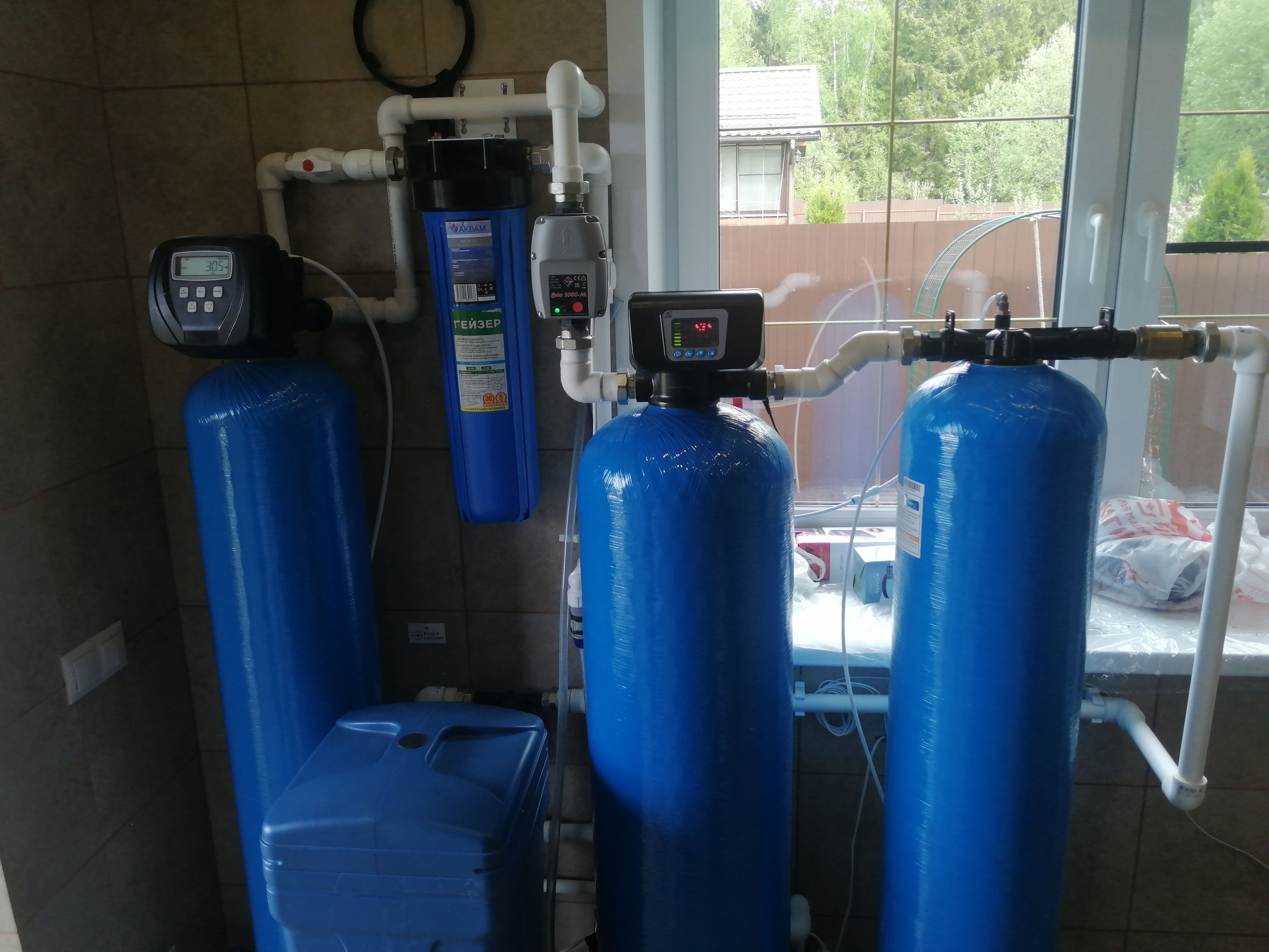 Техническое обслуживание системы очистки воды