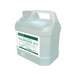Гель гипоаллергенный для душа Ecvols №70 без запаха в экономичной упаковке, с эффектом без слез, 3 л